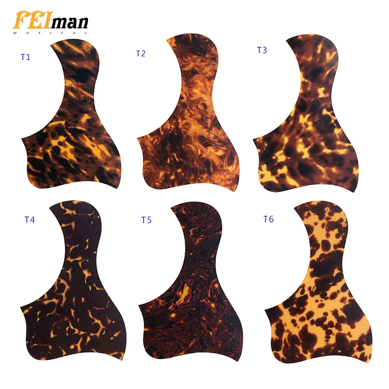 

Feiman Guitar Parts -Factory Recommend Acoustic Guitar Pickguard Quality Self-Adhesive bird Style Sticker For 40"41Size Guitarra
