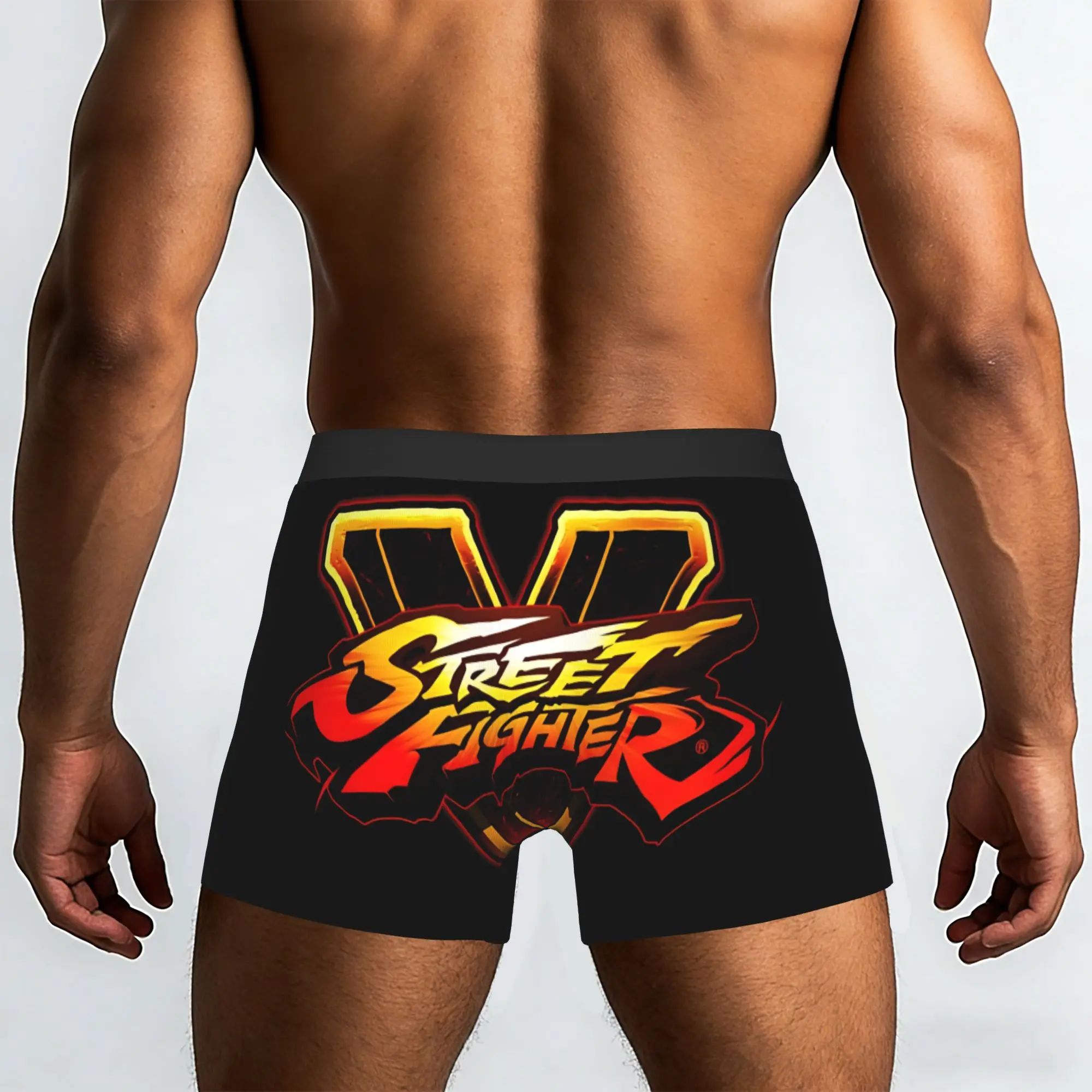 Фото Трусы Street Fighter V, дышащие трусики, мужское нижнее белье, шорты с принтом, трусы-боксеры №2