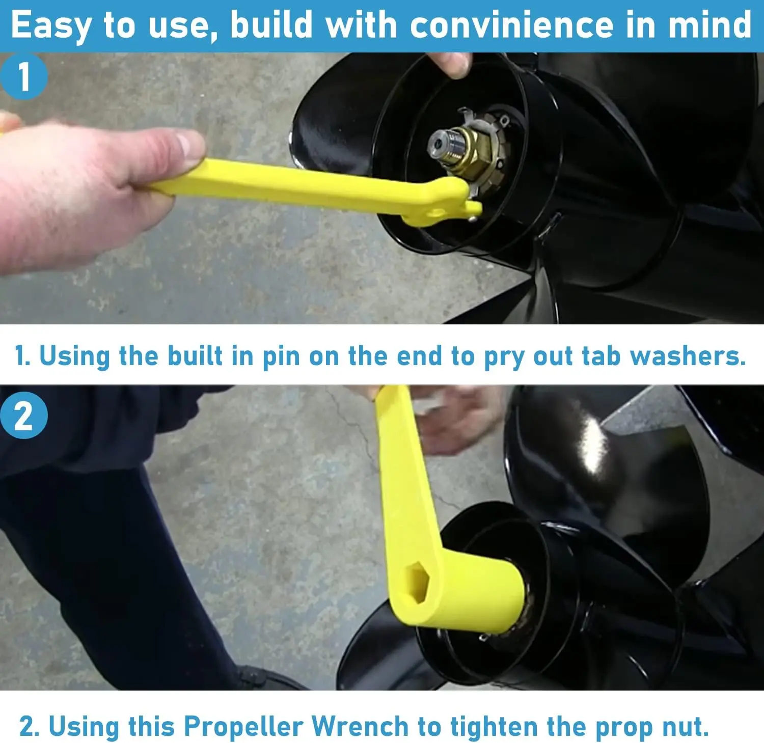 MX Polymer светильник-вес ключ для пропеллера 1-1/16 &quotгаечный Mercury/Mercruiser/Alpha заменяет