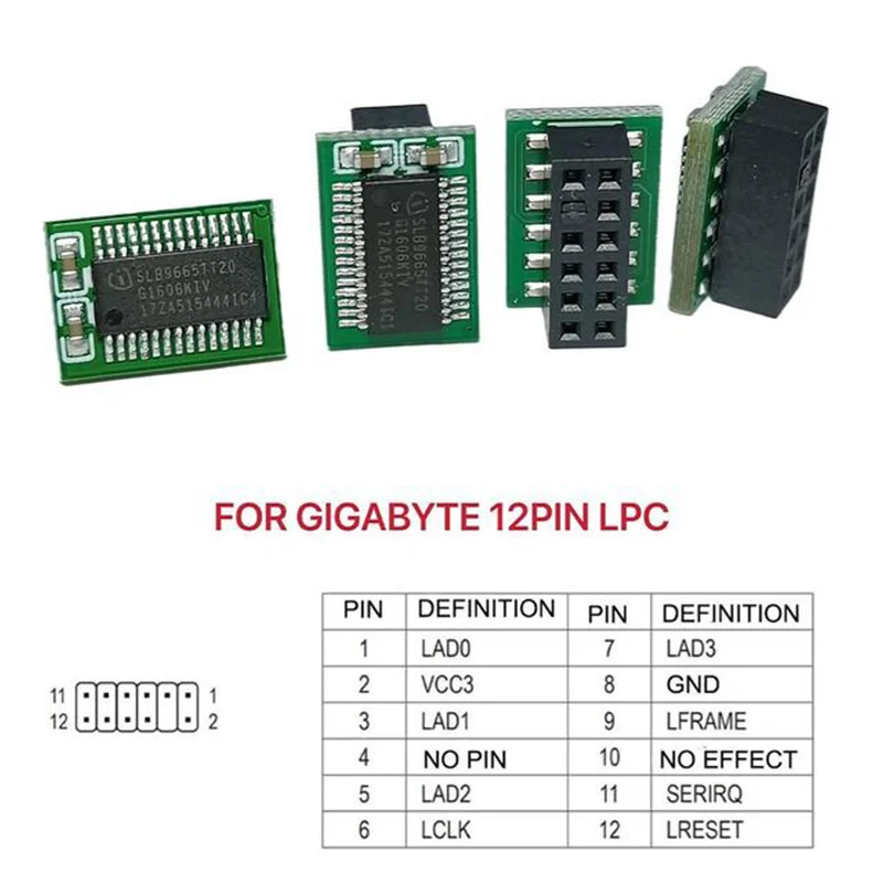 

Perfect TPM2.0 Module 12 To 20pin For Multi-brand Motherboards Encryption Security Module Remote Card Windows 11 Upgrade
