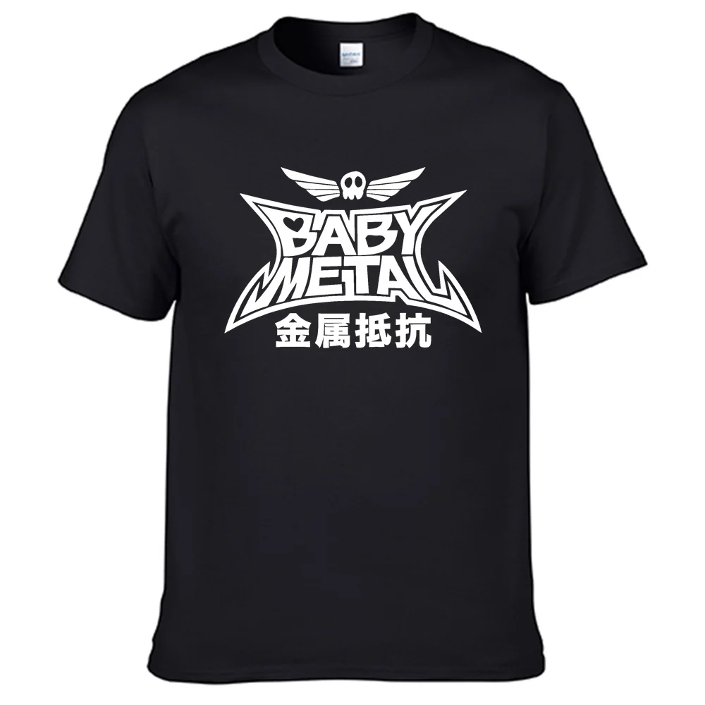 

New Babymetal Metal Galaxy Japan Death Metal Band Summer Men's Pure Cotton 100% Amazing Quality Hip Hop Black top tees