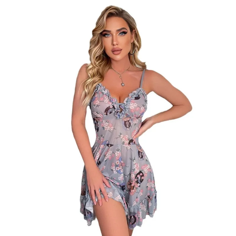 Модное сексуальное женское забавное нижнее белье платье для сна на