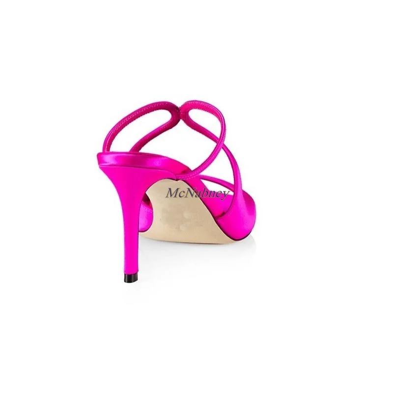 Новинка 2022 женская обувь атласные сандалии современные квадратные женские