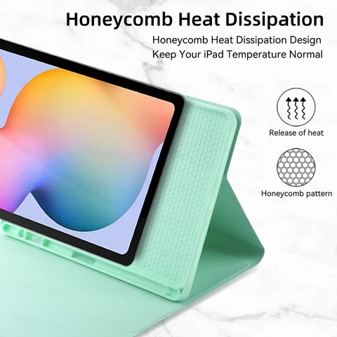 Чехол с клавиатурой DANYCASE для Samsung Galaxy Tab A8 10.5 S6 Lite 10.4 S7 S8 S9 11in S7 Plus S7 FE S8 S9 Plus 12.4