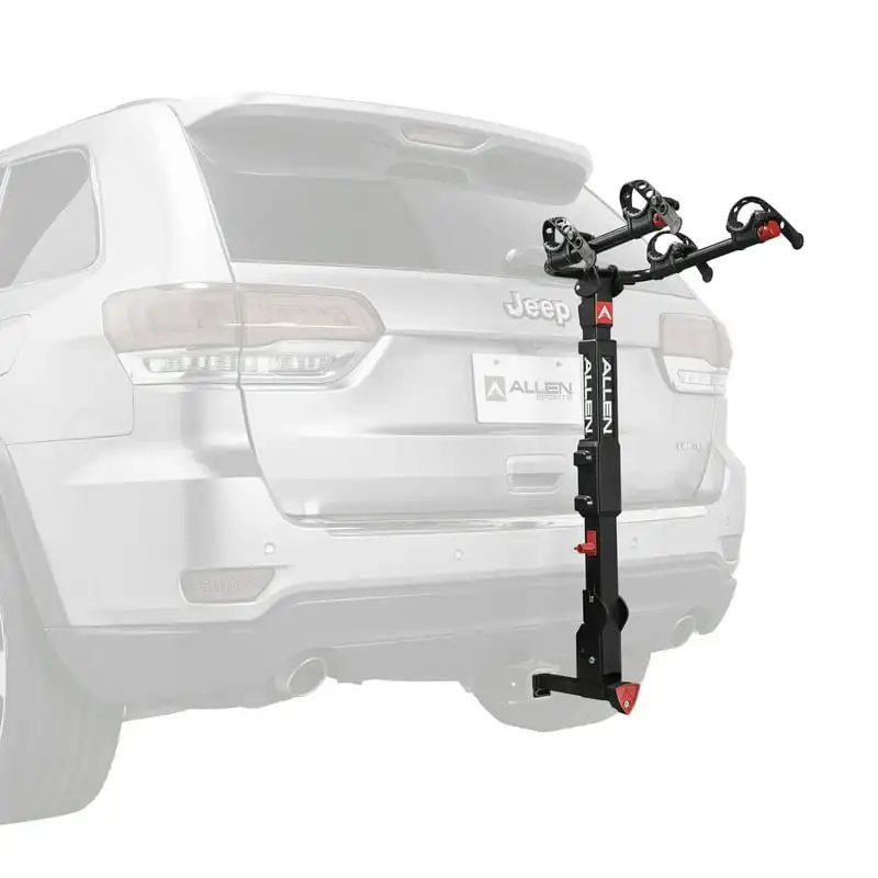 

Locking Quick Release 2-Bicycle Hitch Mounted Bike Rack Carrier, QR-525