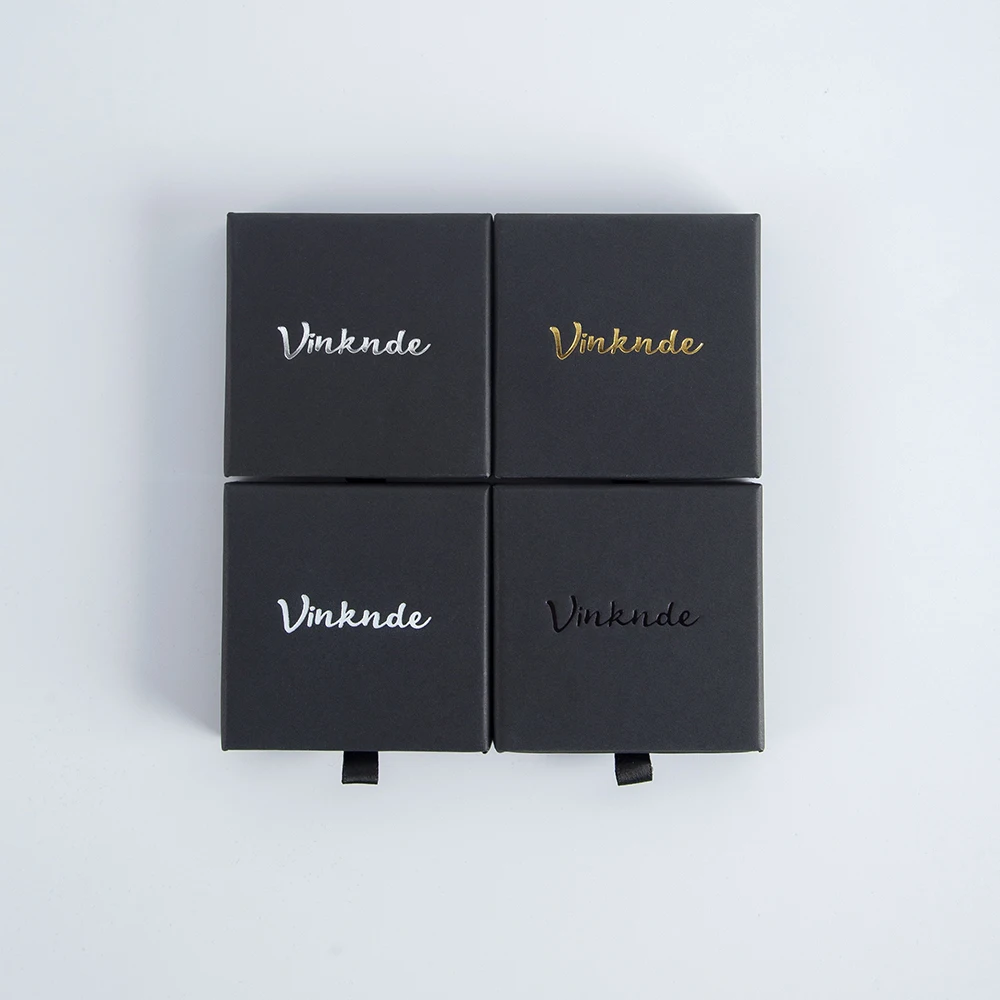 Unique Luxury Custom Logo Sliding Cardboard Paper Gift Jewellery Travel Organizer Box Drawer Jewelry Ring Earring Packaging Case