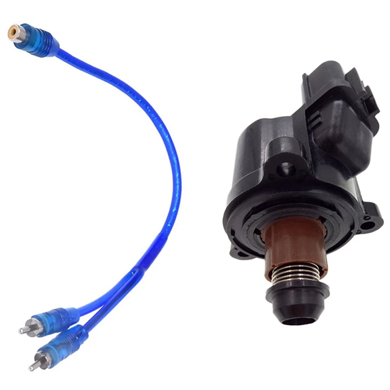 

2 Pcs Car Audio RCA Female To 2 RCA Male Splitter Adapter Cable & 1 Pcs For Mitsubishi Motor Idle Speed Control Valve