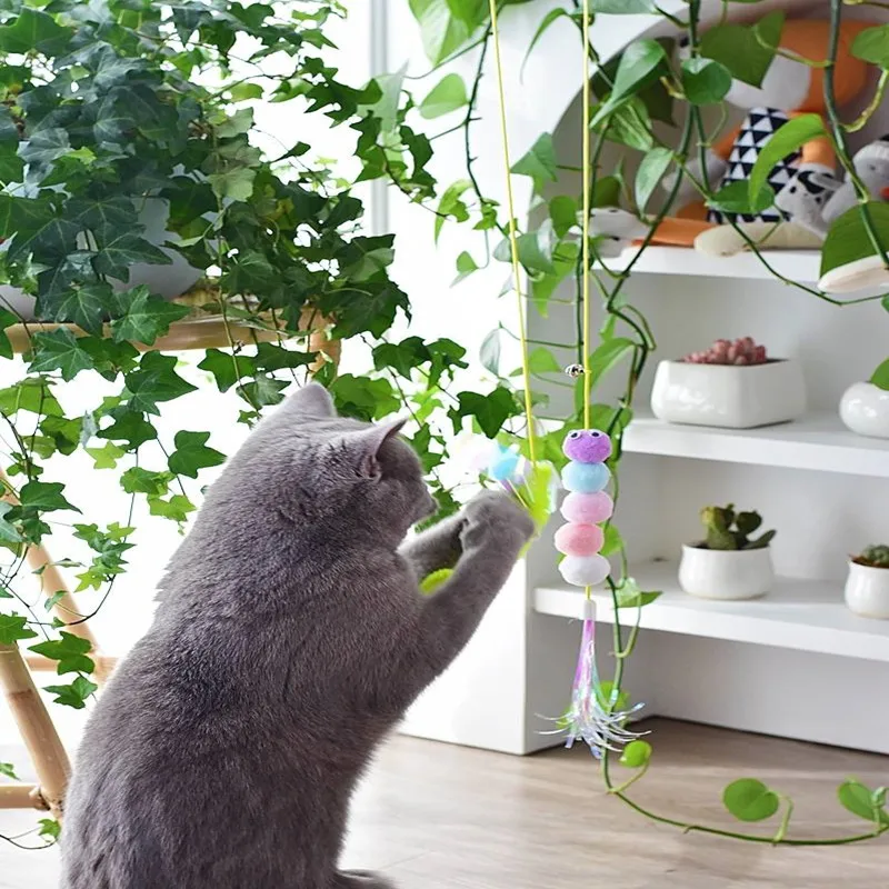 

Creative Hanging Door Cat Toy Interactive Simulation Bird Pet Toy Cat Scratch Rope Mouse Funny Self-hey Mouse Toy Cat Supplies