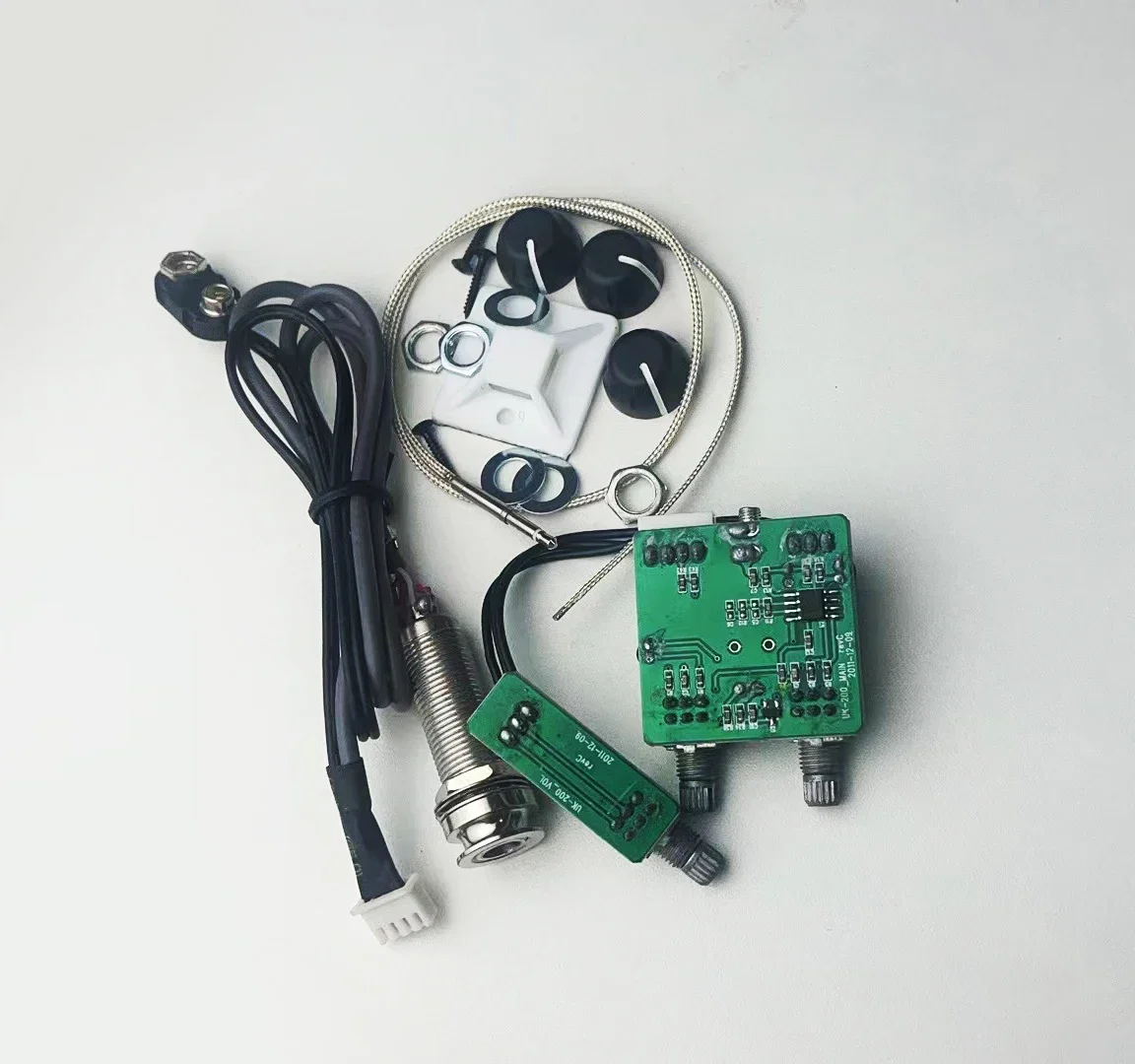 3-полосный звукосниматель Akoestische Gitaar для Met Zachte Zadel Piezo Volume Bass Treble Control Accessoires Onderdelen