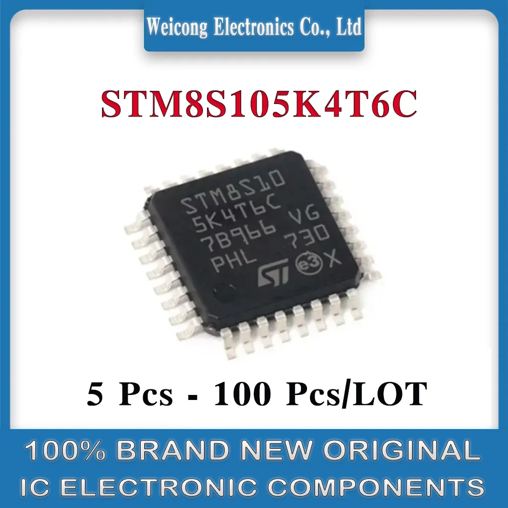 

STM8S105K4T6C STM8S105K4T6 STM8S105K4T STM8S105K4 STM8S105K STM8S105 STM8S10 105K4T6C STM8S STM8 STM ST IC MCU Chip LQFP-32
