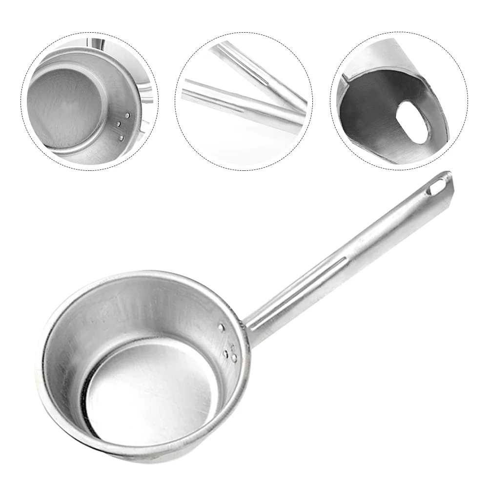 

Ladle Water Scoop Cup Dipper Kitchen Bathing Cooking Spoon Shampoogarden Bath Metal Watering Handle Soupladles Washing Bathroom