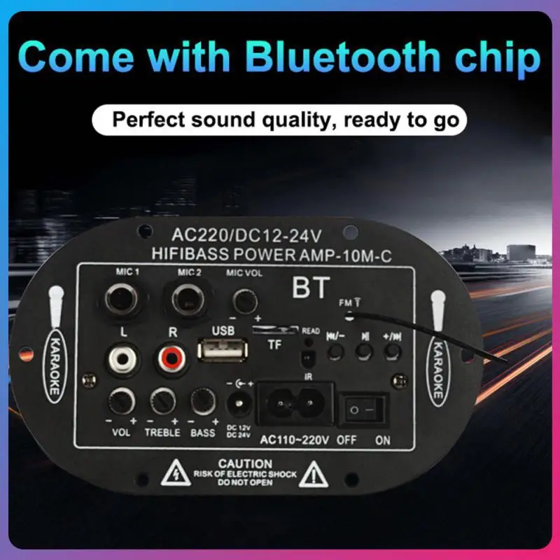 

Portable Bluetooth Amplifier Sf-2mic Durable Board Speaker Car Accessories 35w Power Car Digital Amplifier Universal