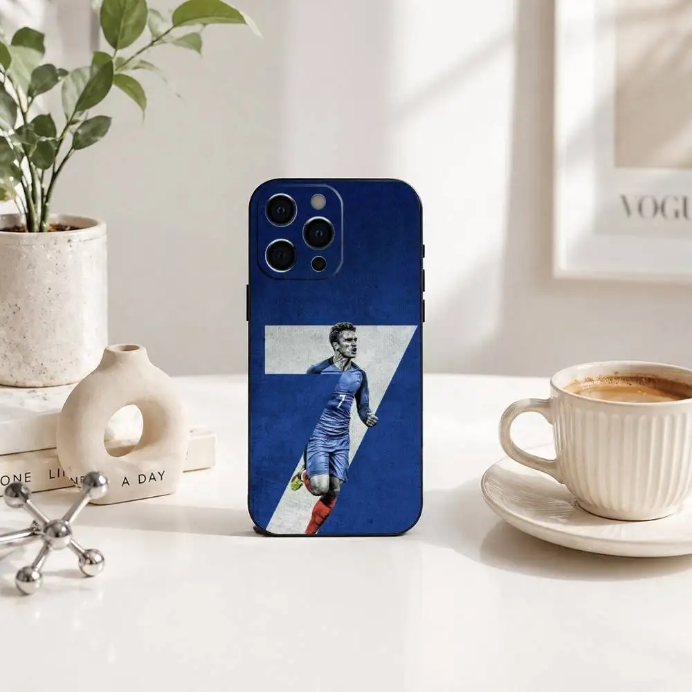 Фото Чехол для телефона F-Football star A-Antoine Griezmann, силиконовый, мягкий, для iPhone 17 16 15 14 13 12 11 X XR Plus Pro Max Plus №5