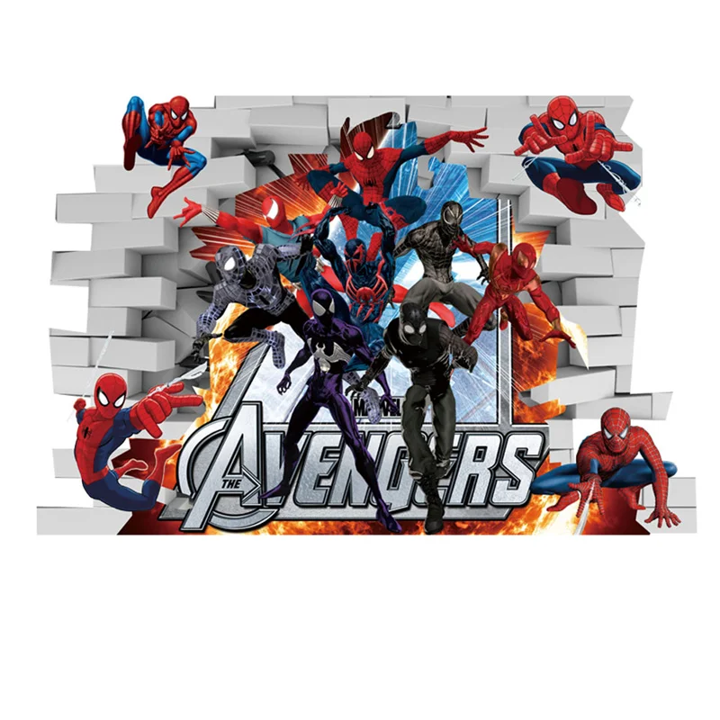 

3D наклейки Человек-Паук MINISO