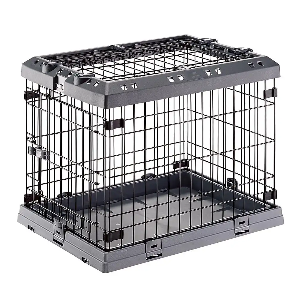 

Superior Hybrid ECO Dog Crate and Playpen, 42-inch Dog Crate, Gray