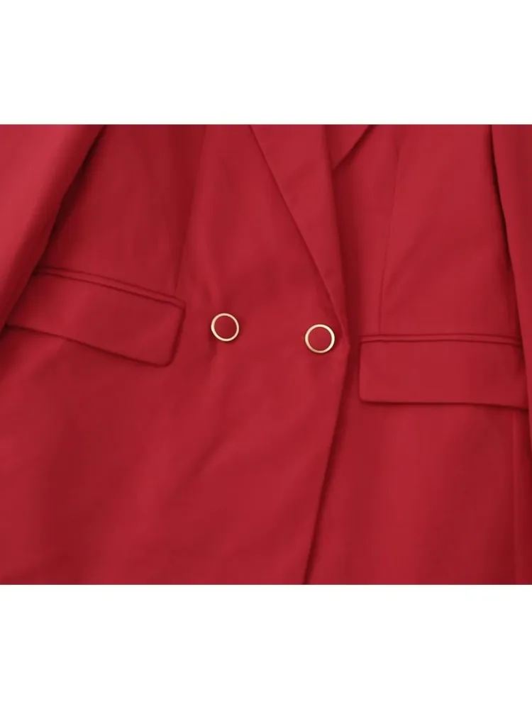 Женские повседневные Пиджаки Adherebling осенние элегантные офисные блейзеры с двумя