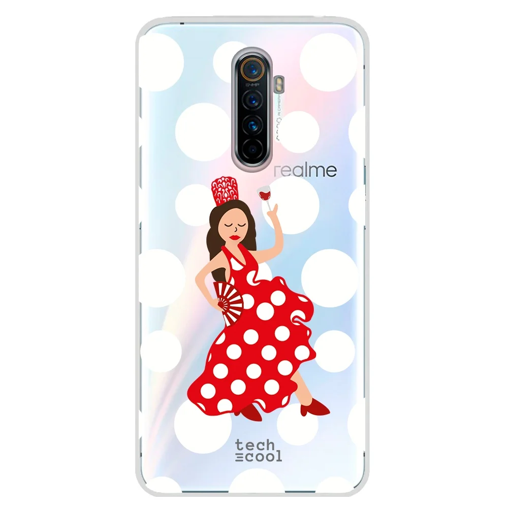 FunnyTech®Чехол для Realme X2 Pro l большой прозрачный чехол | Мобильные телефоны и