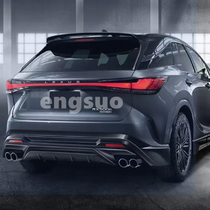 Автомобильный спойлер для Lexus RX 350 450 500 украшение черная крышка багажника из