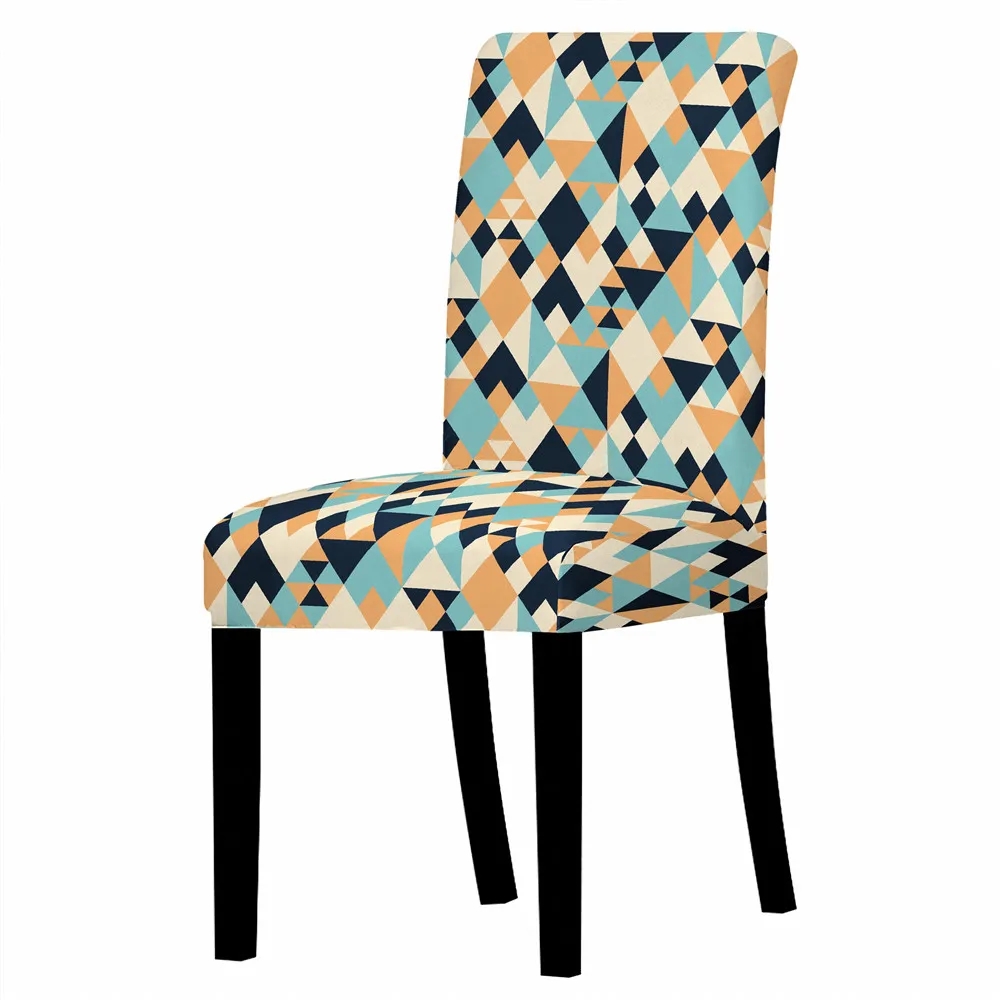 

3D Graphic Printing Stretch Chair Cover High Back Dustproof Home Dining Room Decor Chairs Living Room Lounge Chair Office Chair