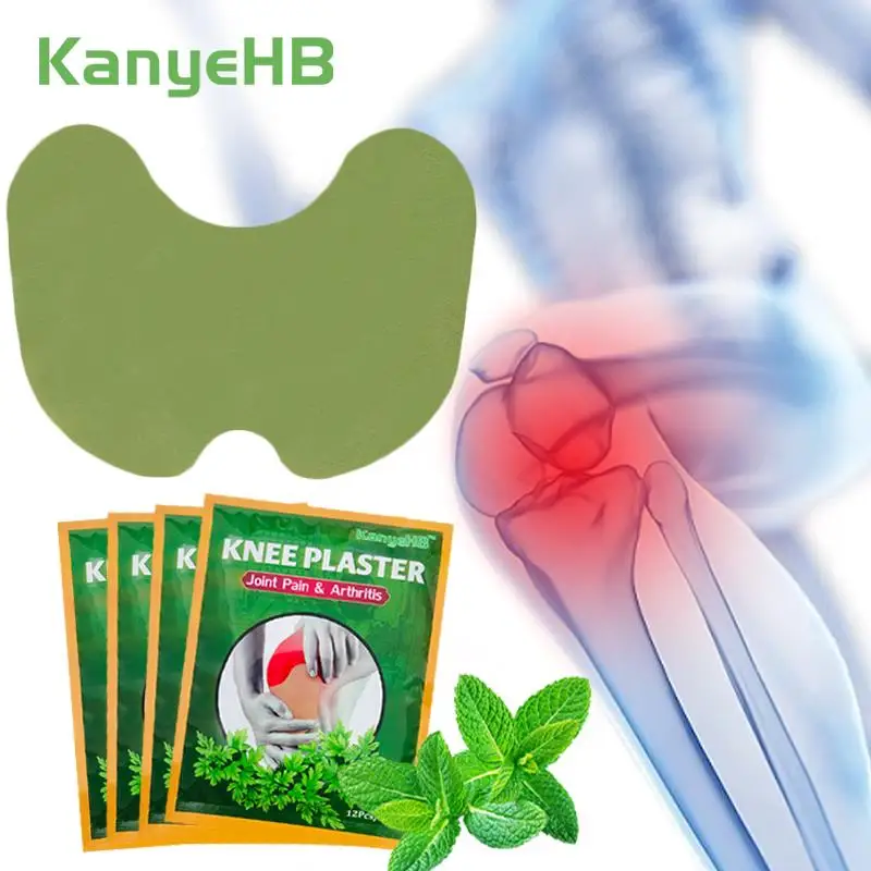

48Pcs=4Bags Knee Pain Herb Plaster Powerful Relieve Muscle Pain Joint Neuralgia Acid Stasis Gout Rheumatism Arthritis Patch A355