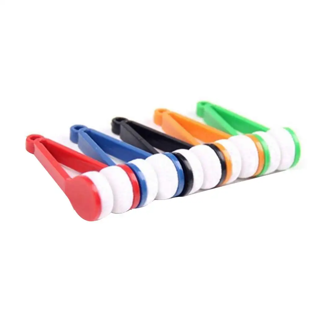 

1Pc Mini Two-Side Glasses Brush Microfiber Eyeglasses Cleaner Glasses Cleaning Rub Cleaner Eyeglass Brush Screen Rub