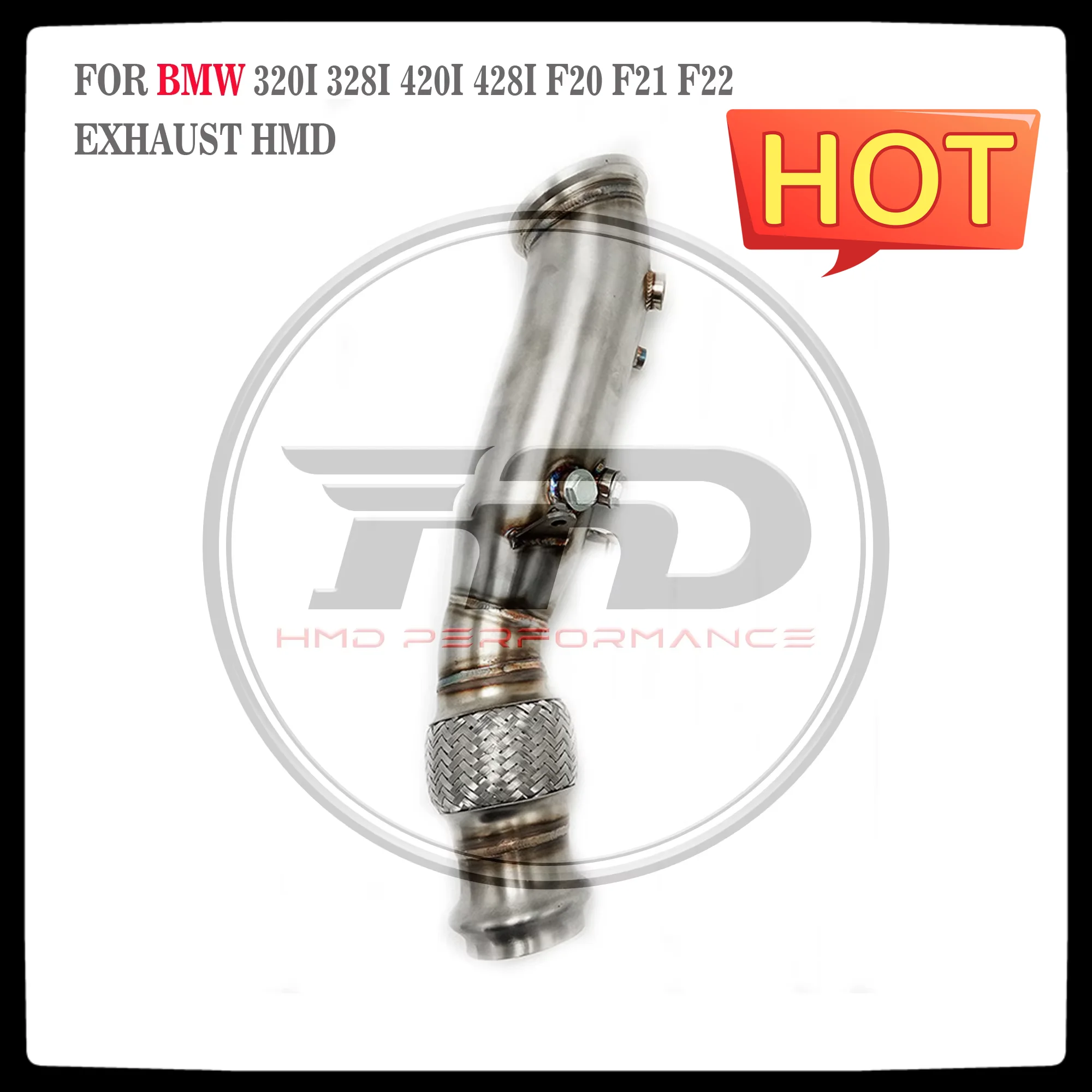 Водосточная труба выхлопной системы HMD из нержавеющей стали подходит для