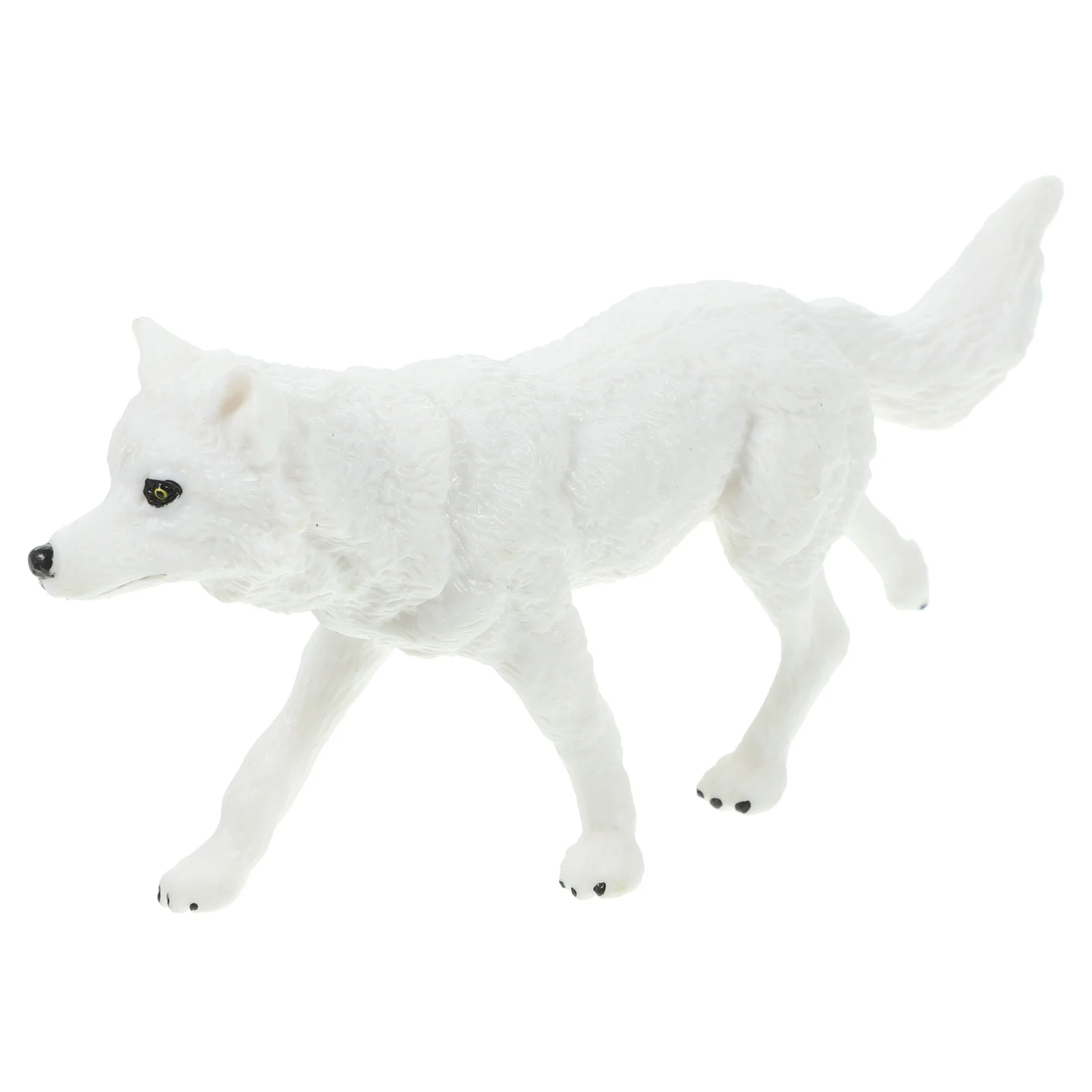 

Artificial Wolf Model Toy Child Toy's Kids Arctic Desktop Decor Plastic Figures