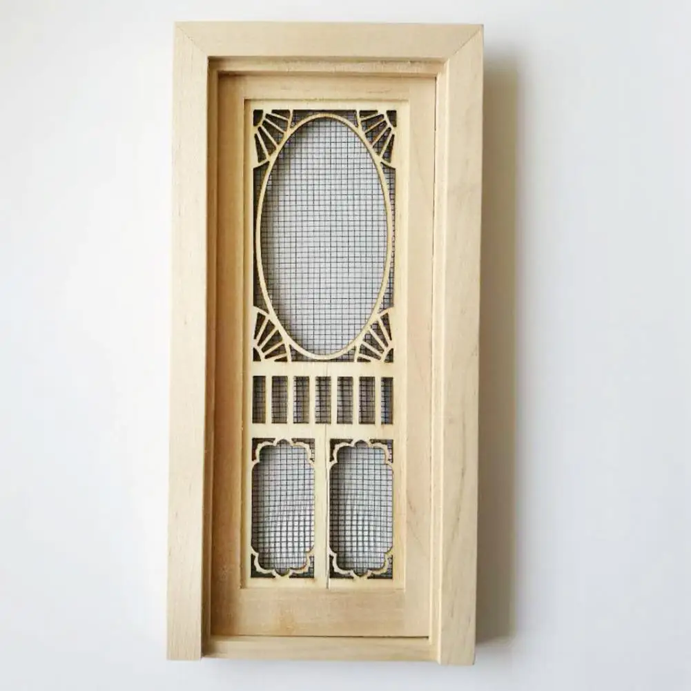 

Novelty Simulation Wood Door Decor Simulation Wood Door Vivid Dollhouse Decoration