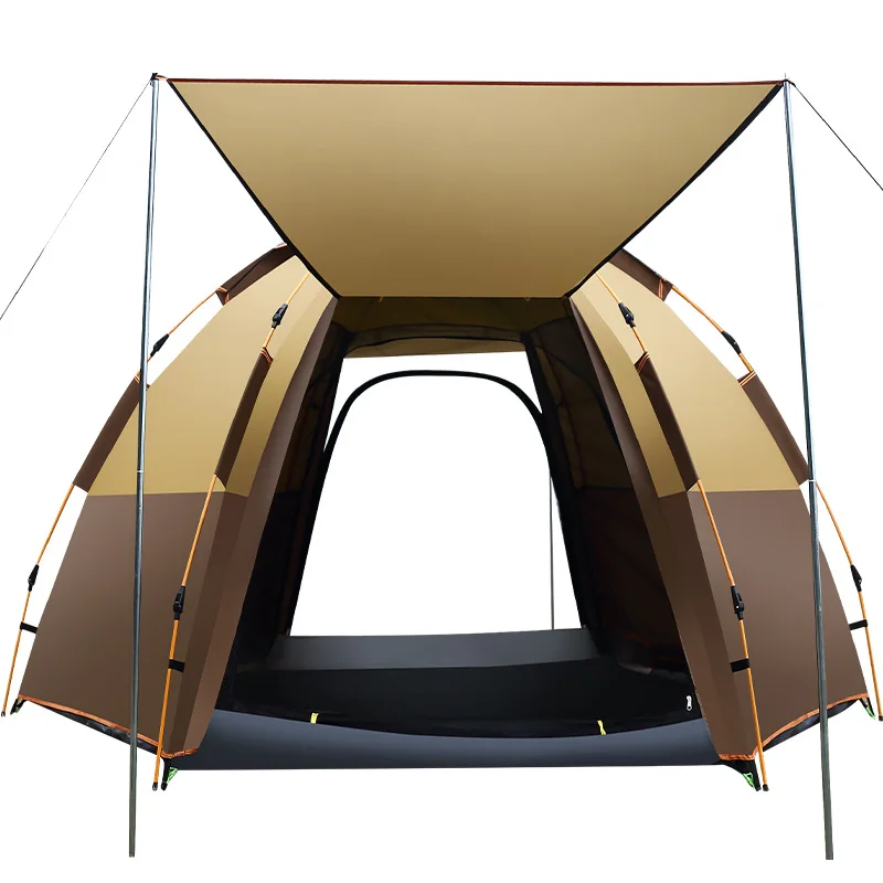 

Multi-persong lamping hut Outdoor light Rainproof and warm camp large rooftop tent glamping tents