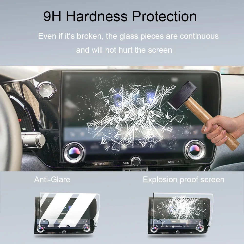 Для Lexus NX 260 350h 2022-2024 салон автомобиля консоль радио ЖК-экран закаленное стекло с