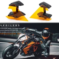 orange 2021 motorcycle accessories for 1290 superduke r side downforce naked spoiler winglet fixed wing winglet wind deflector