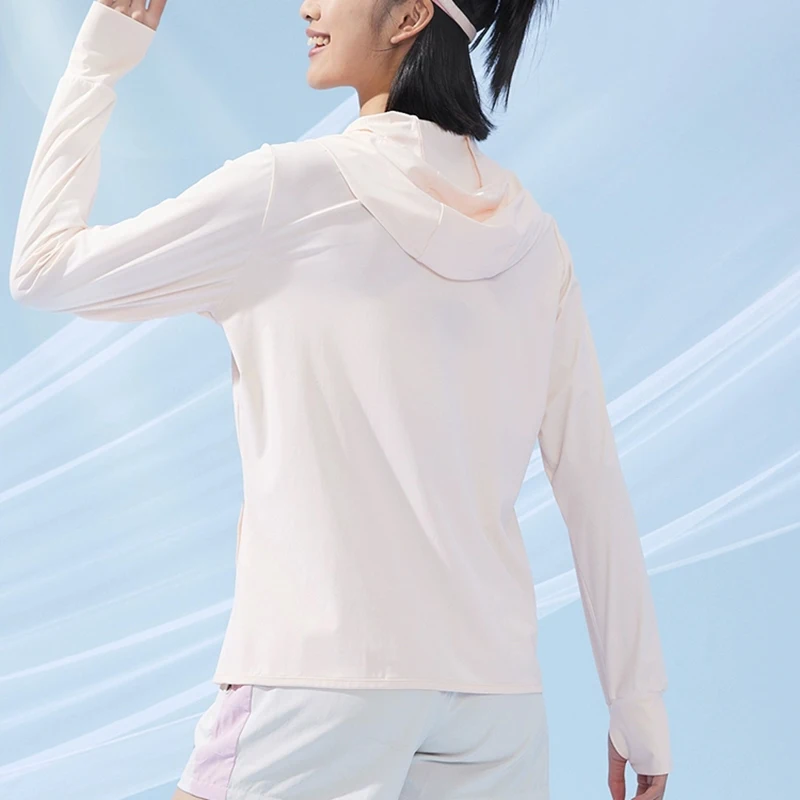 QIAODAN Sun-proof Jackets for Women 2023 Summer New Quick Dry UPF50+ Thin Lightweight Casual Breathable Outdoor Coat XWD22234360