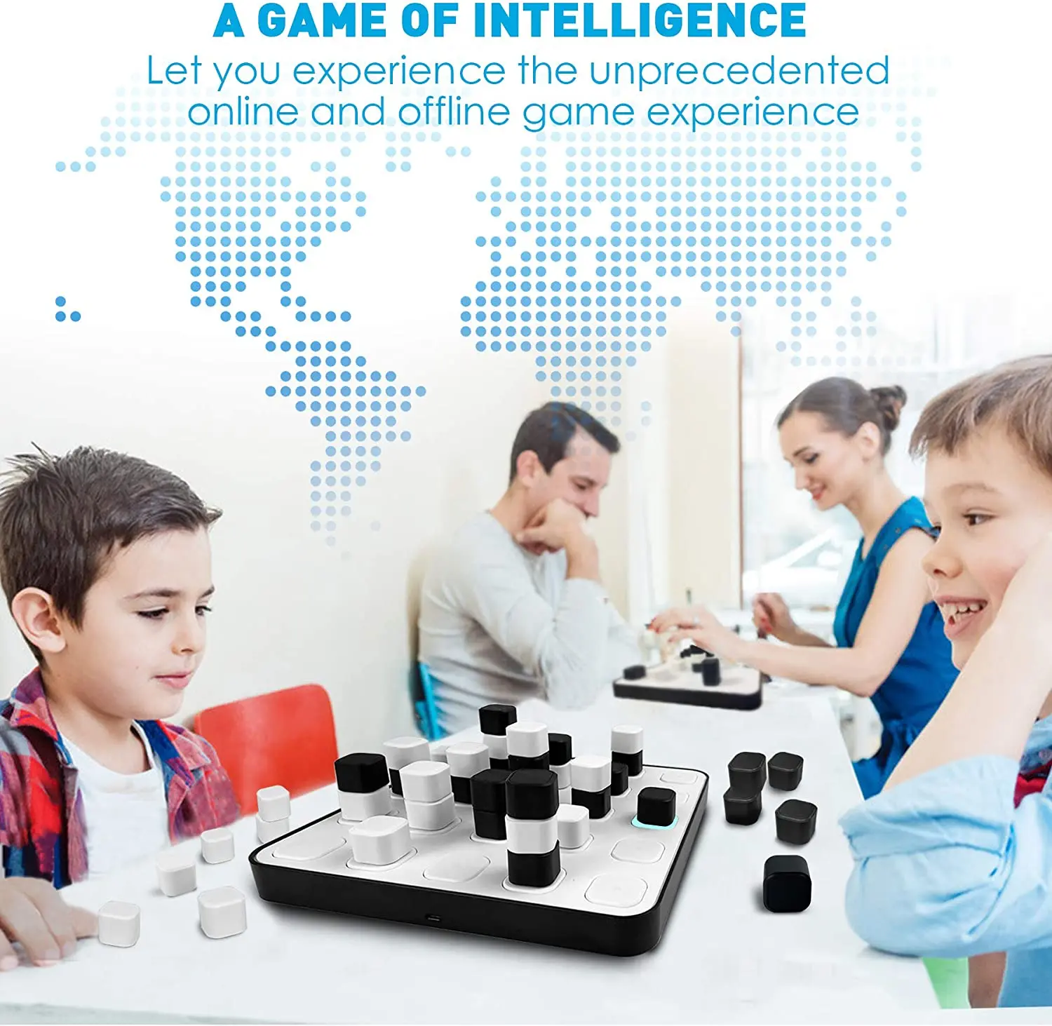 GiiKER AI Smart Four Connected Magnetic 3D In A Row Game с интеллектуальной настольной игрой поддержкой