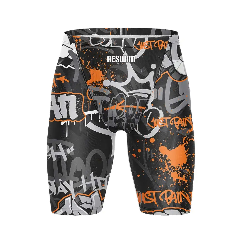 Мужской купальник с граффити 2024 шорты плавки пляжные трико спортивные