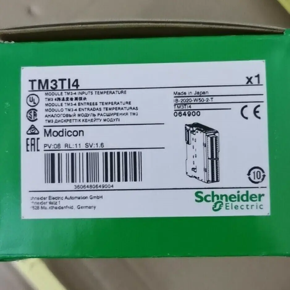 

1 шт. Новый в коробке контроллер Schneider TM3TI4