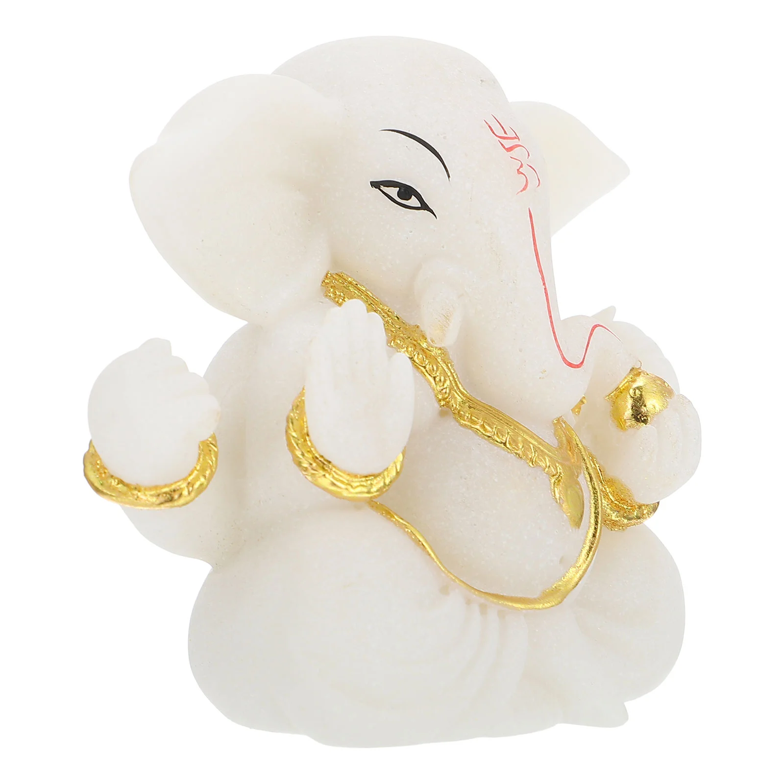 

Ganesha Ganesh Lord Statue Idol Elephant Sculpture Figurine Indian God Successmurti Ganapathi Cardecoration Mini Resin Hindu