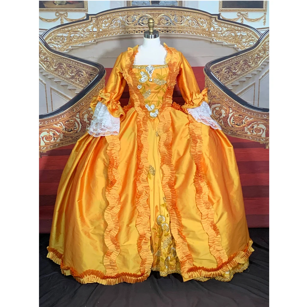 Халат А-франкиз 18-го века платья из георгианских Рококо