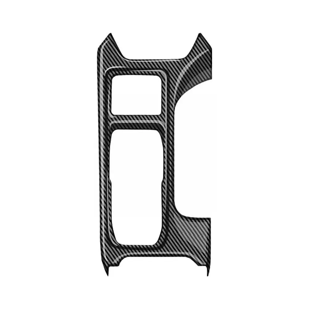 

For Subaru WRX 2022 2023 ABS Black Carbon Fiber Gear Shift Decoration Cover Accessories Frame Panel Trim Sticker Auto B2U2