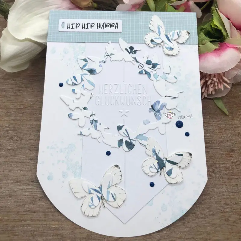 Пресс-формы для вырезания металла форма в виде бабочки круга кольца скрапбукинга