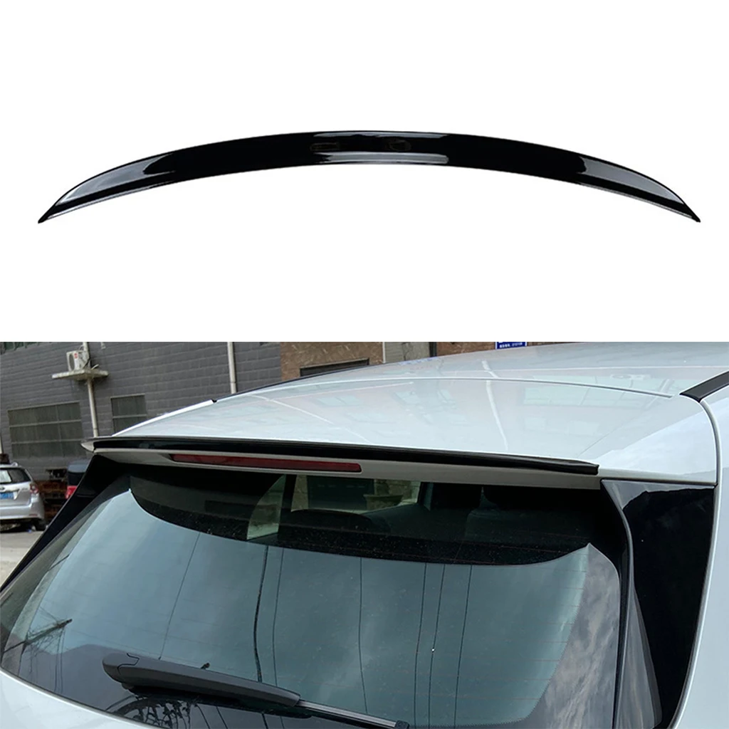 

For Mercedes-Benz A-Class W177 A180 A200 A35 A45 AMG 2019 2020 2021 Glossy black Car Rear Roof Spoiler Window Wing Splitter Trim