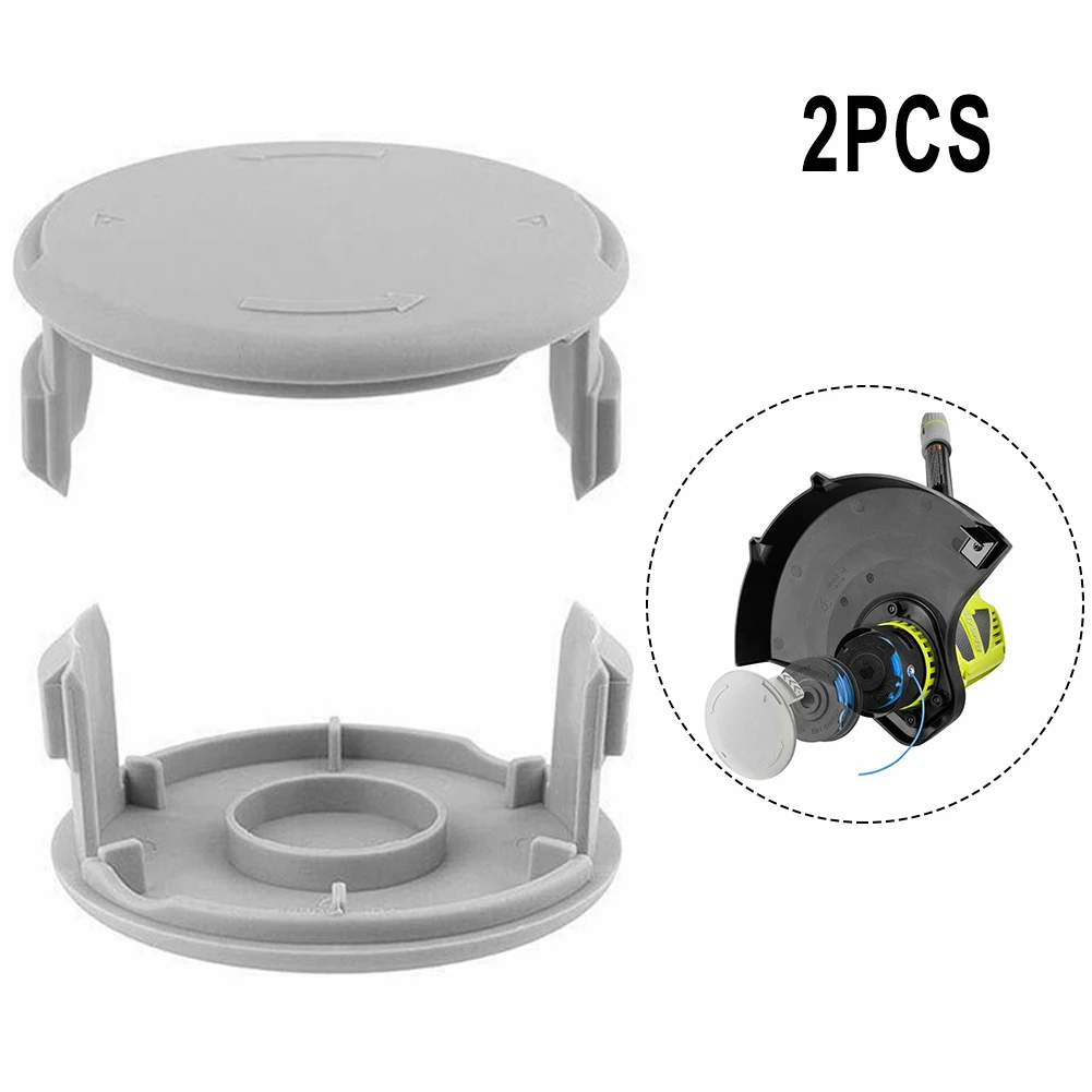 

2x Spools Covers For Ryobi 522994001 Trimmer Spool Cap Cover AC14HCA 3411546-7G Lawn Mower Strimmer Grass Cutter Replacement