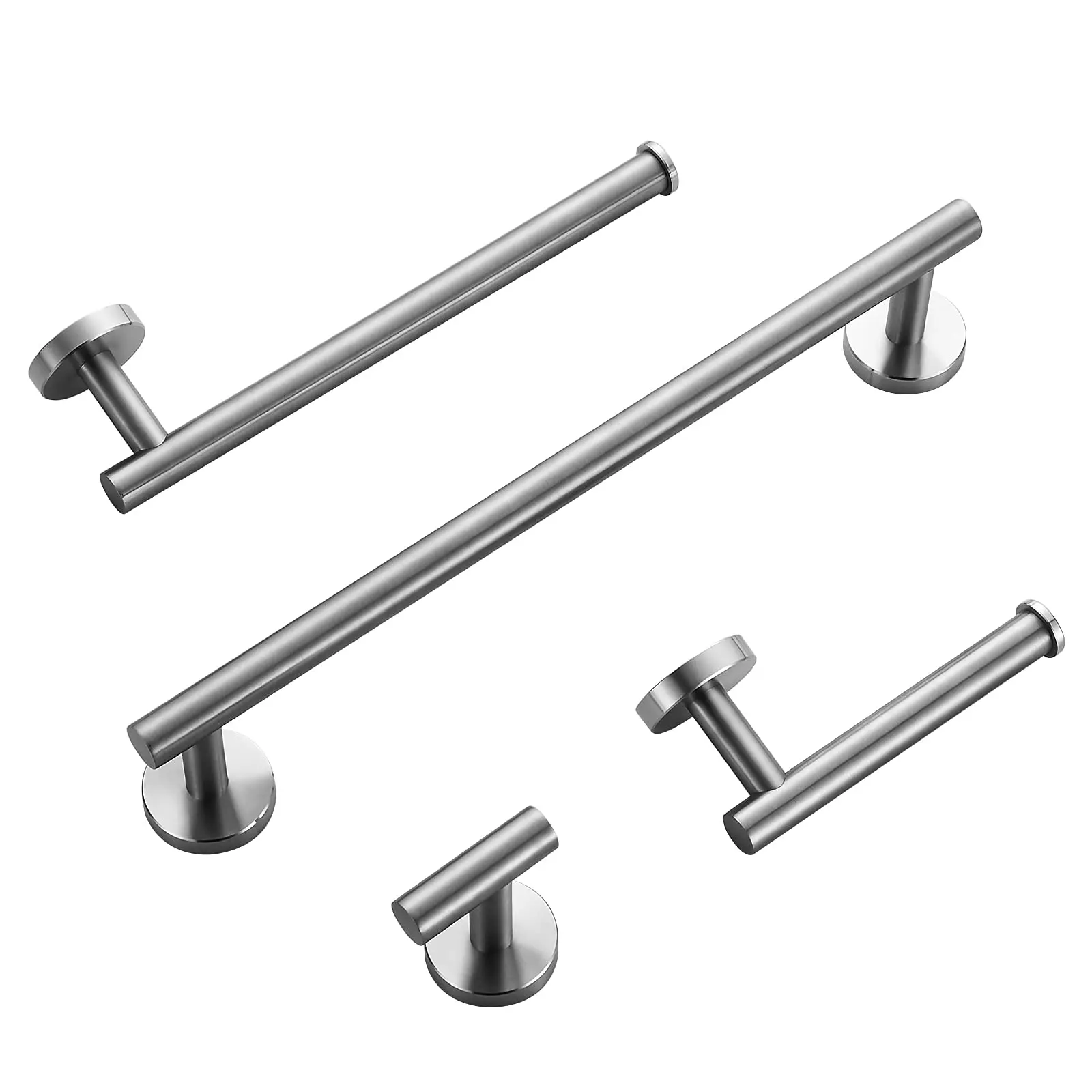 

Bathroom Hardware Sets Black Brushed Bathroom Shelves Paper Holder Robe Hooks Towel Racks Rings Towel Bars Bathroom Accessories