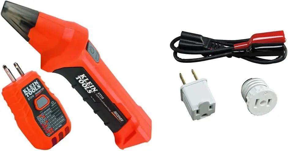 

Circuit Breaker Finder with GFCI Outlet Tester ET310 & Circuit Breaker Finder Accessory Kit, Circuit Breaker Leads, Circuit