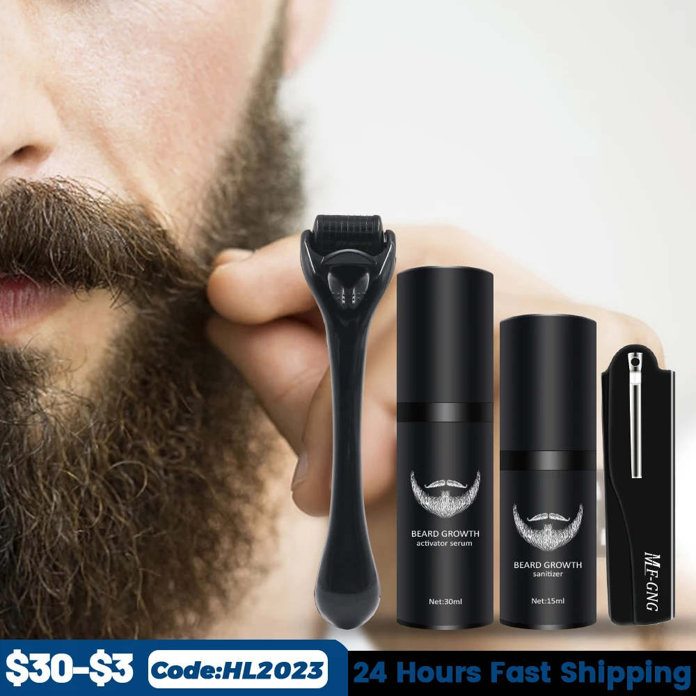 

Beard Growth Kit For Men Organic Beard Oil Facial Hair With Comb Moustache Care Set Gift Man Dad Boyfriend Husband Beard Care