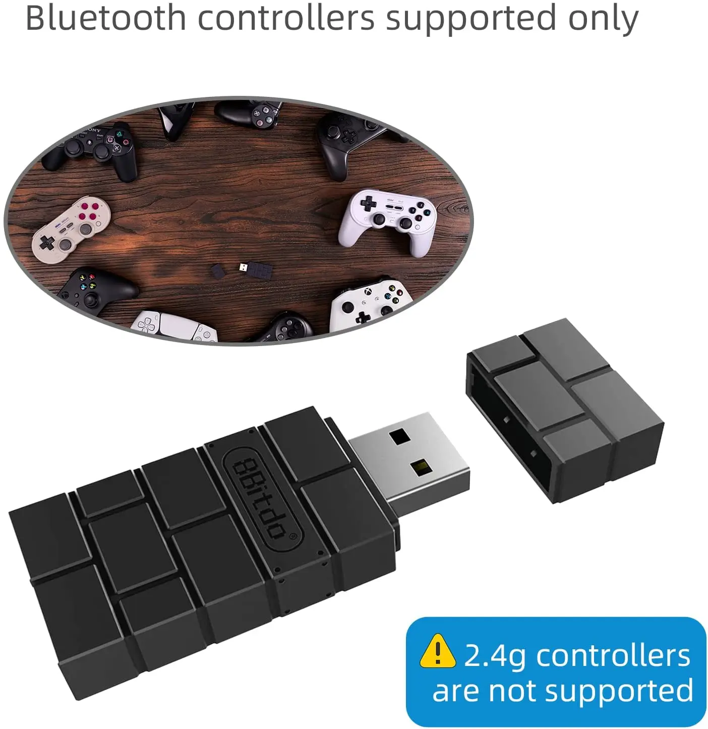 

Портативный беспроводной Bluetooth-приемник 8Bitdo, USB-адаптер для Nintendo Switch PS4