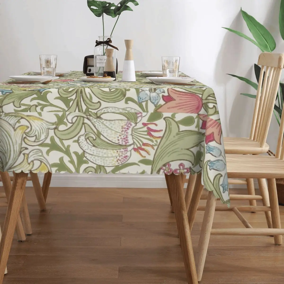 Прямоугольная Водонепроницаемая маслостойкая Скатерть на стол Вильям Морриса