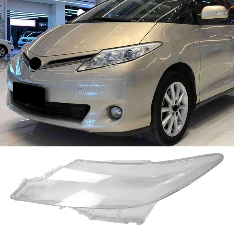 Front Headlight Cover Lens Shell For Toyota Previa/Estima Aeras 2009-2015 Head Light Lamp Transparent Housing Lampshade