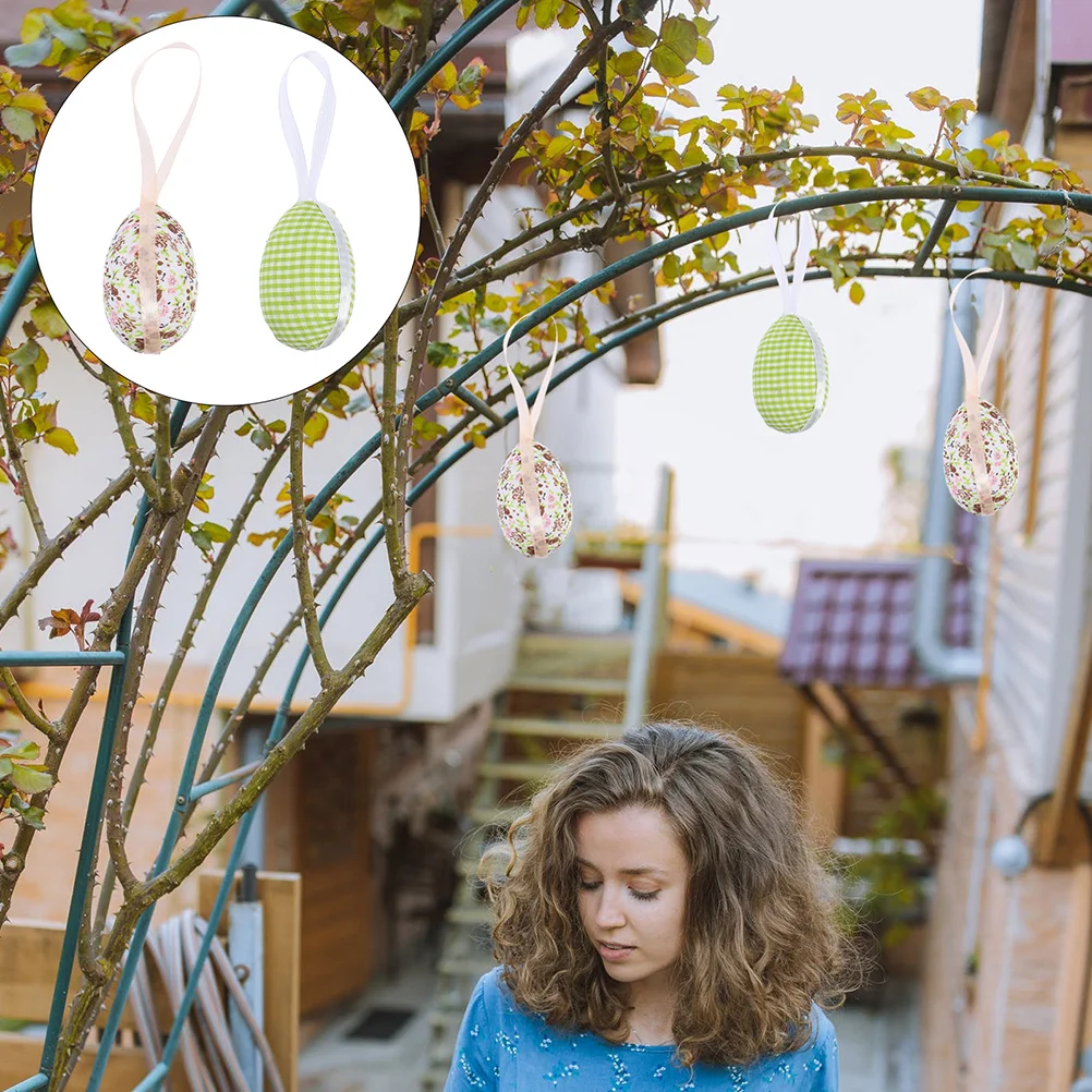 

15pcs Easter Egg Hangings Simulation Children Easter Home Hanging Decor