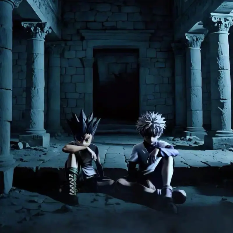 Охотник×Hunter GON FREECSS Killua Zoldyck экшн-фигурка стопор лапши аниме фигурка статуя