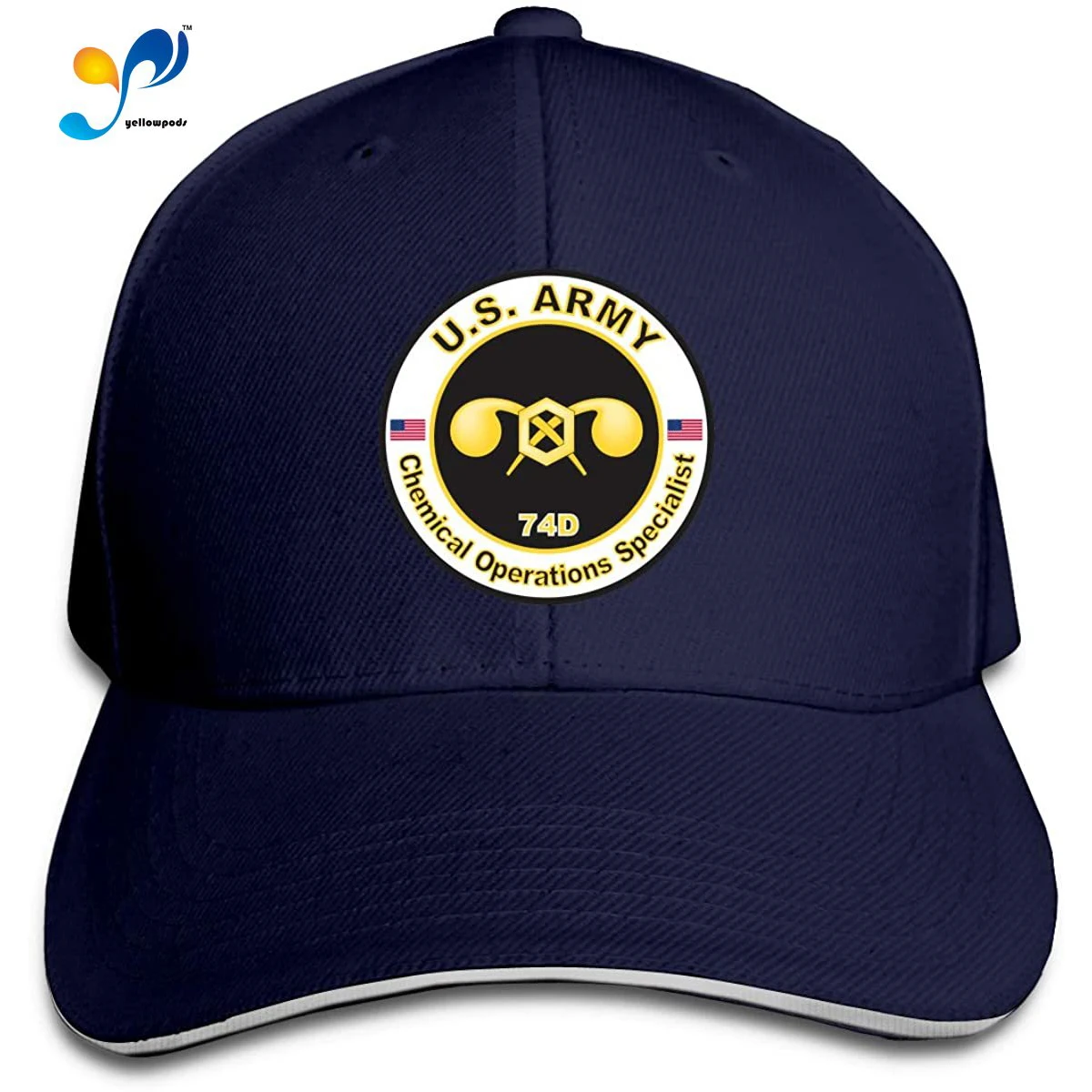 

Moto Gp Baseball Cap U.S. Army MOS 74D Chemical Operations Specialist Men Cotton Classic Baseball Cap Adjustable Size